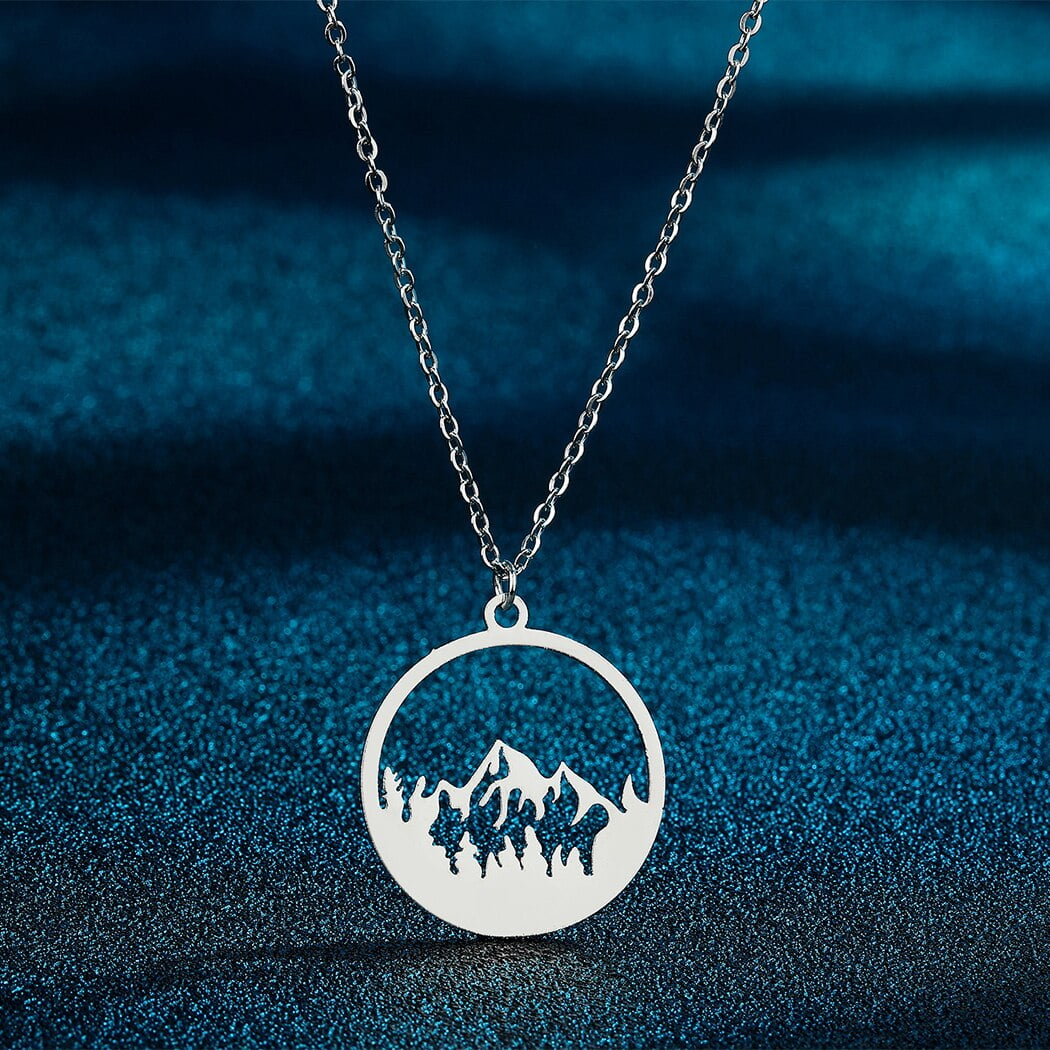 Colorado Silver Mountain Necklace by Jen Lesea Designs