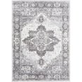 thumbnail image 1 of Wanderlust WNL-2321 6'7" x 9' Rug in Charcoal/Silver Gray/White, 1 of 2
