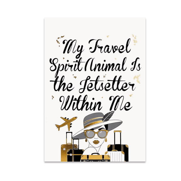 Wanderlust Wall Decor - Travel Enthusiast - 13x19 Poster Print