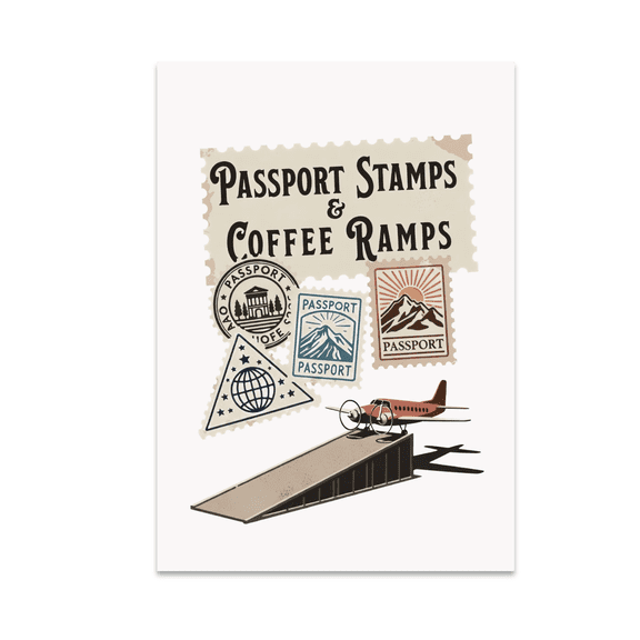 Wanderlust Wall Decor - Travel Enthusiast - 13x19 Poster Print