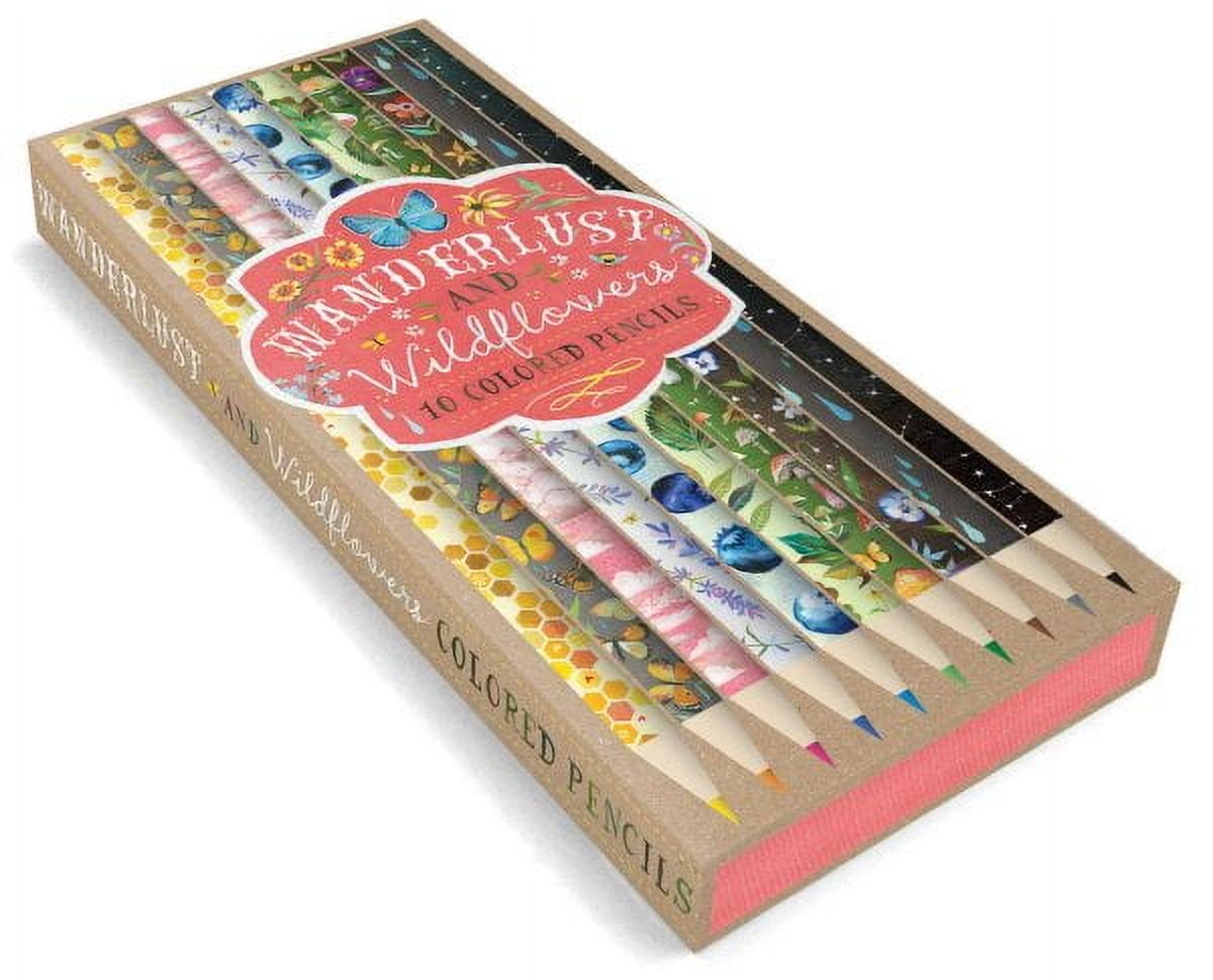 KATIE DAISY Wanderlust and Wildflowers: 10 Colored Pencils: (Colored Pencils for Sketching, Colored Pencils for Daisy-Lovers) (Other)