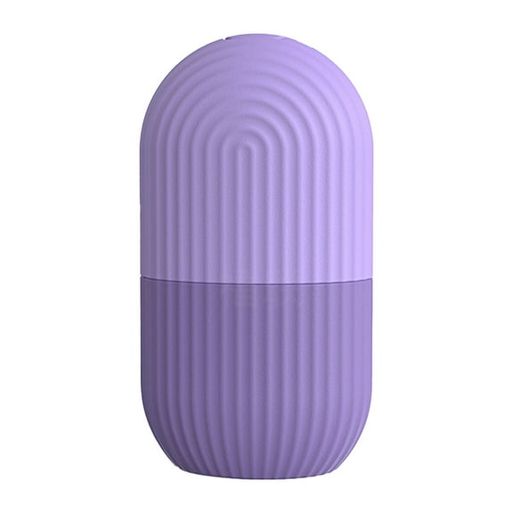 Wanfds Ice Roller for Face and Eye, Upgrated Ice Face Roller Puffiness Relief Ice Roller Skin Care Tools, Ice Facial Cube, Gua Sha Face Massage, Silicone Ice Mold for Face Beauty(Purple)