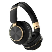 Wanfds Wireless Bluetooth Headphones Noise Cancelling ,Deep Bass,Long Playtime,Foldable, Built-in Microphone,IOS& Android Compatibility On-Ear Headphones for Gaming Work Travel