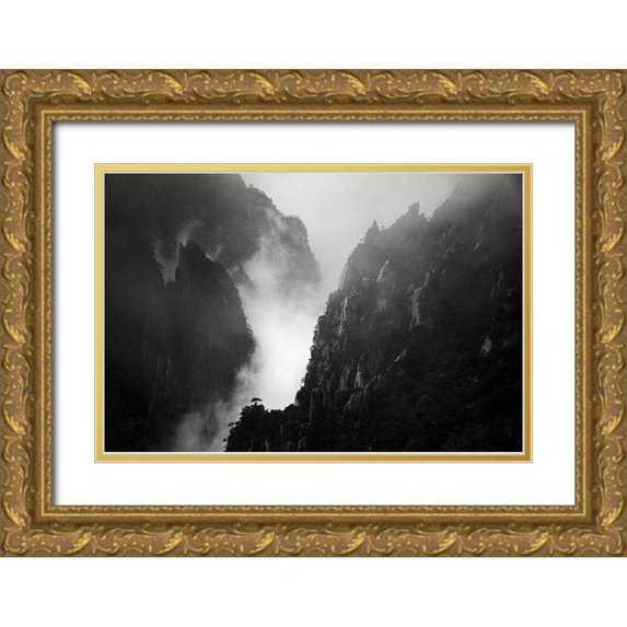 Wang, Aijun 24x17 Gold Ornate Wood Framed with Double Matting Museum Art Print Titled - Er?Appaandsup1;-Candfrac34