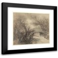 thumbnail image 1 of Wang Gai 16x15 Black Modern Framed Museum Art Print Titled - Album of Landscapes; Leaf 1 (1677), 1 of 5