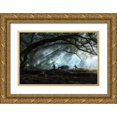 thumbnail image 1 of Wang, Jian 32x23 Gold Ornate Wood Framed with Double Matting Museum Art Print Titled - Morning Routine, 1 of 4
