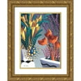 thumbnail image 1 of Wang, John Z. 14x18 Gold Ornate Wood Framed with Double Matting Museum Art Print Titled - Dream Flowers VIII, 1 of 4