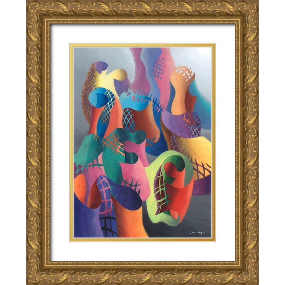 Wang, John Z. 11x14 Black Modern Framed Museum Art Print