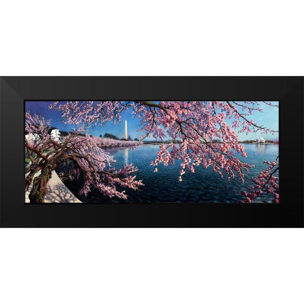 Wang, John Z. 32x15 Gold Ornate Wood Framed with Double Matting