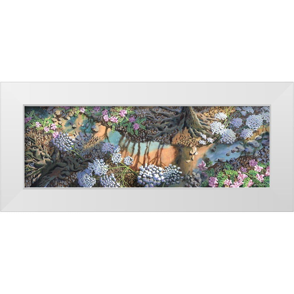 Wang, John Z. 24x11 White Modern Wood Framed Museum Art Print