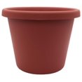 thumbnail image 1 of Wang Lin Jun 20 inch Round Classic Planter - Plastic Plant Pot for Indoor Outdoor Plants Flowers , Clay, 1 of 6