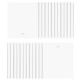 Wang Lin Jun 82.5" White Vertical Blinds Replacement Slats Sliding Door
