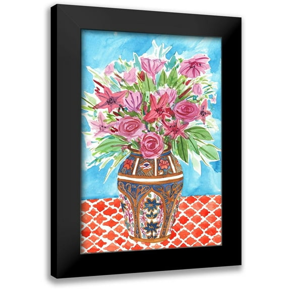 Wang, Melissa 11x14 Black Modern Framed Museum Art Print Titled - Morning Break III