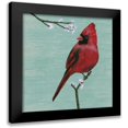 thumbnail image 1 of Wang, Melissa 12x12 Black Modern Framed Museum Art Print Titled - Bird and Blossoms II, 1 of 5