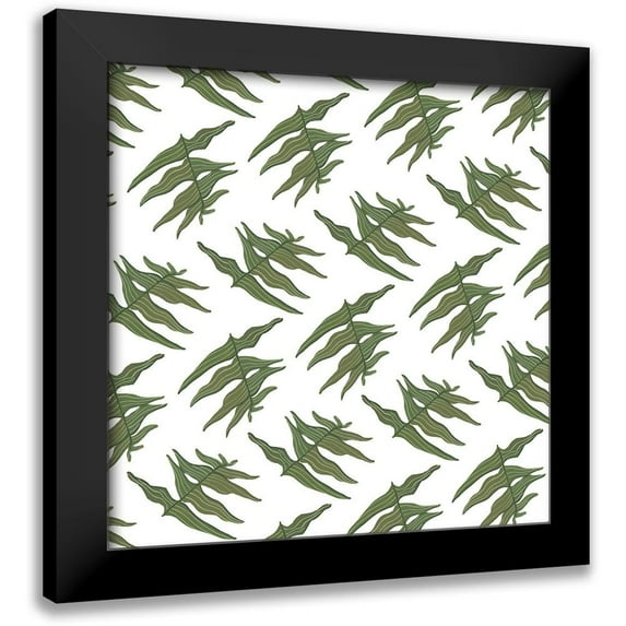 Wang, Melissa 12x12 Black Modern Framed Museum Art Print Titled - Hit the Road Collection G
