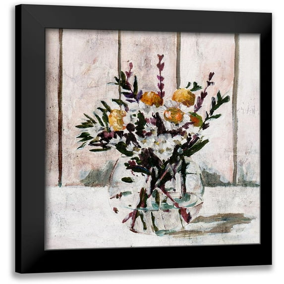 Wang, Melissa 12x12 Black Modern Framed Museum Art Print Titled - In A Glass I