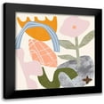 thumbnail image 1 of Wang, Melissa 12x12 Black Modern Framed Museum Art Print Titled - Lunar Flower II, 1 of 5