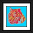 thumbnail image 1 of Wang, Melissa 12x12 Black Ornate Wood Framed with Double Matting Museum Art Print Titled - Pop Wild World I, 1 of 4