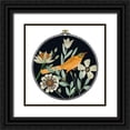 thumbnail image 1 of Wang, Melissa 12x12 Black Ornate Wood Framed with Double Matting Museum Art Print Titled - Singing Birds V, 1 of 4