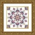 thumbnail image 1 of Wang, Melissa 12x12 Gold Ornate Wood Framed with Double Matting Museum Art Print Titled - Mandala Meditation I, 1 of 4