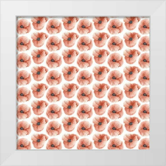 Wang, Melissa 12x12 White Modern Wood Framed Museum Art Print Titled - Easter Pups Collection I
