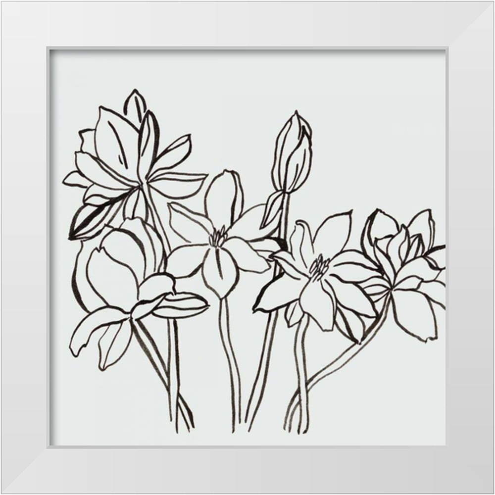 Melissa Wang 12" Black Framed Canvas Print