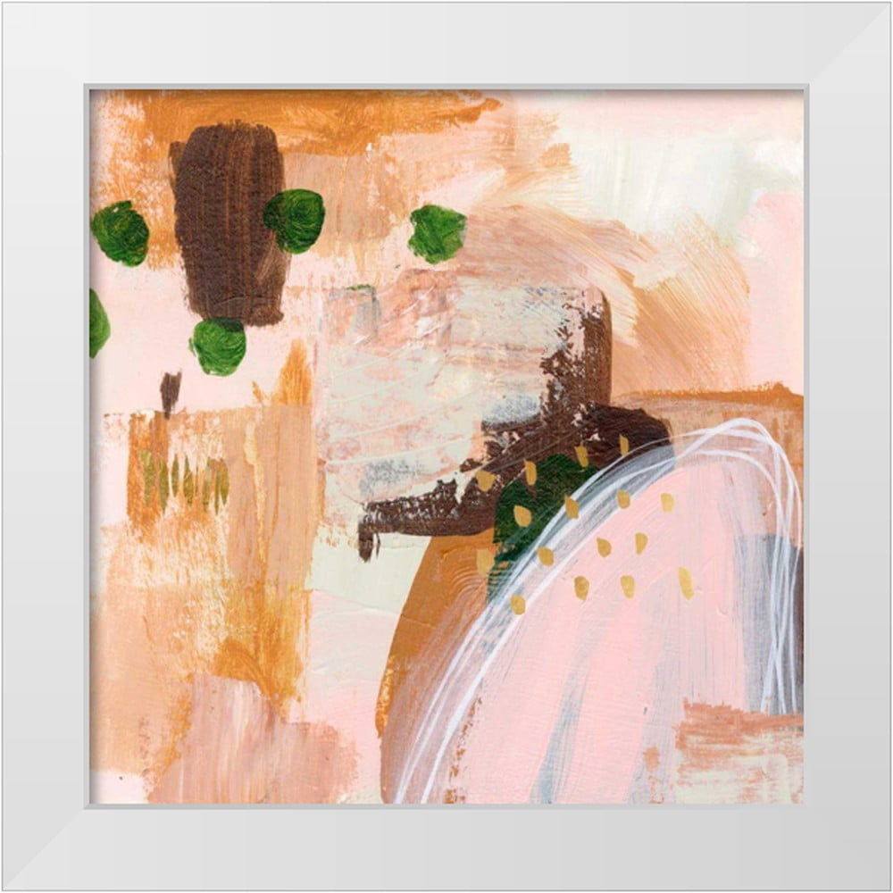 Melissa Wang Floating Rose II 12x12 White Canvas Art Print