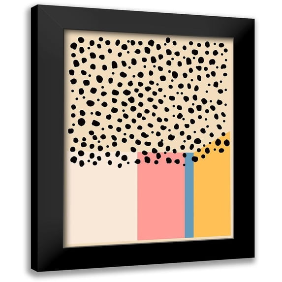 Wang, Melissa 12x14 Black Modern Framed Museum Art Print Titled - Color Studies II