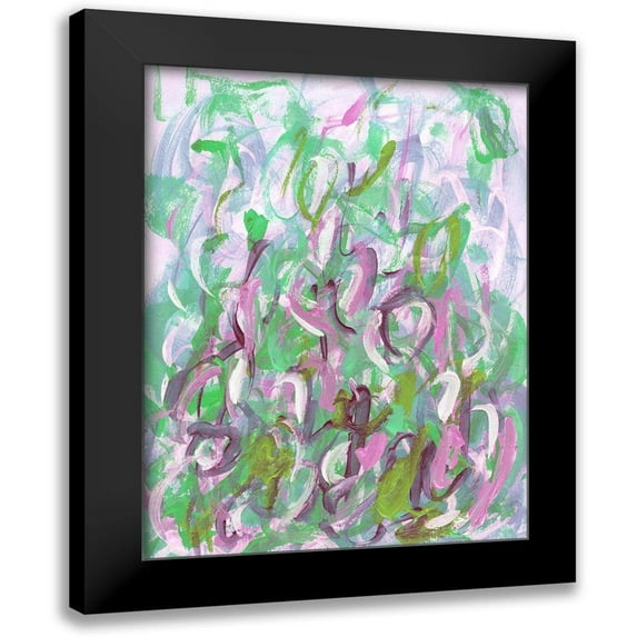 Wang, Melissa 12x14 Black Modern Framed Museum Art Print Titled - Diversity Circles I