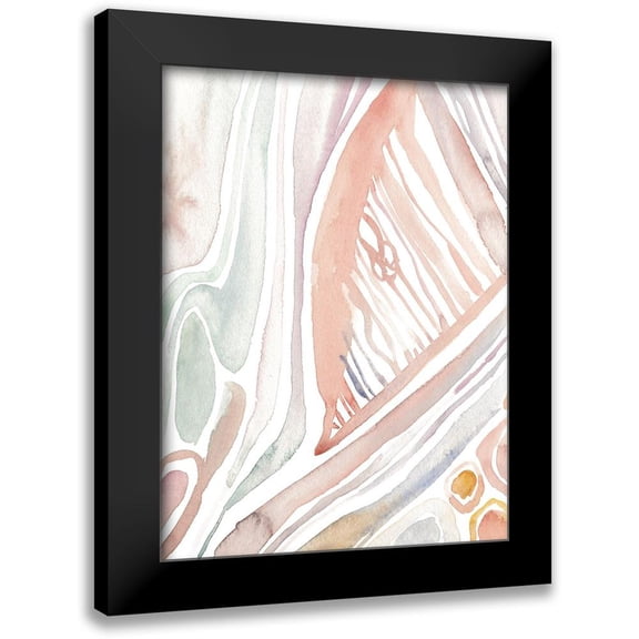 Wang, Melissa 12x14 Black Modern Framed Museum Art Print Titled - Life Form III