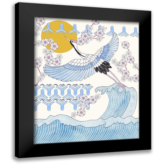 Wang, Melissa 12x14 Black Modern Framed Museum Art Print Titled - Pass By IV