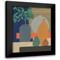 thumbnail image 1 of Wang, Melissa 12x14 Black Modern Framed Museum Art Print Titled - Vases on a Shelf III, 1 of 5