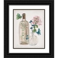 thumbnail image 1 of Wang, Melissa 12x14 Black Ornate Wood Framed with Double Matting Museum Art Print Titled - Butterflies and Flowers I, 1 of 4