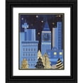 thumbnail image 1 of Wang, Melissa 12x14 Black Ornate Wood Framed with Double Matting Museum Art Print Titled - Holiday Night I, 1 of 4