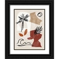 thumbnail image 1 of Wang, Melissa 12x14 Black Ornate Wood Framed with Double Matting Museum Art Print Titled - Soft Palms III, 1 of 4