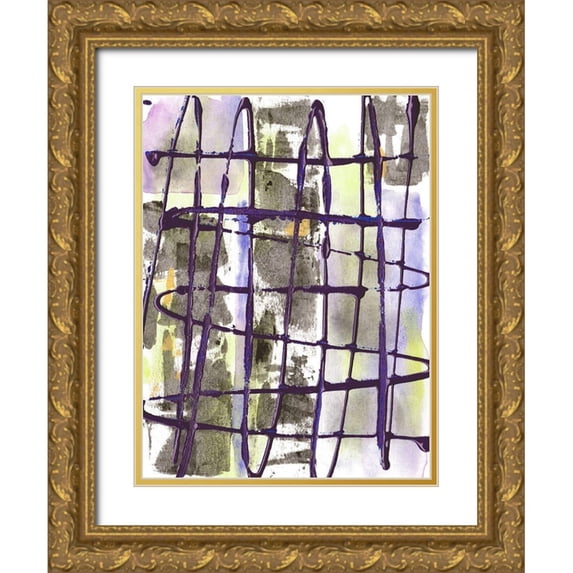Wang, Melissa 12x14 Gold Ornate Wood Framed with Double Matting Museum Art Print Titled - Fog City I