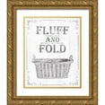 thumbnail image 1 of Wang, Melissa 12x14 Gold Ornate Wood Framed with Double Matting Museum Art Print Titled - Laundry Today I, 1 of 4