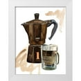 thumbnail image 1 of Wang, Melissa 12x14 White Modern Wood Framed Museum Art Print Titled - Morning Coffee III, 1 of 4