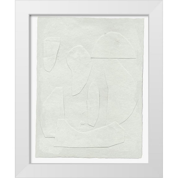 Wang, Melissa 12x14 White Modern Wood Framed Museum Art Print Titled - Paperwork I