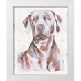 thumbnail image 1 of Wang, Melissa 12x14 White Modern Wood Framed Museum Art Print Titled - Sitting Dog I, 1 of 4