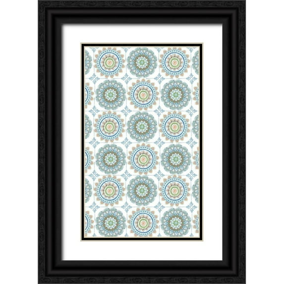 Wang, Melissa 12x18 Black Ornate Wood Framed with Double Matting Museum Art Print Titled - Bisect Collection E
