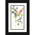thumbnail image 1 of Wang, Melissa 12x18 Black Ornate Wood Framed with Double Matting Museum Art Print Titled - Watercolor Floral Study IV, 1 of 4