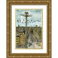 thumbnail image 1 of Wang, Melissa 13x18 Gold Ornate Wood Framed with Double Matting Museum Art Print Titled - European Afternoon IV, 1 of 4