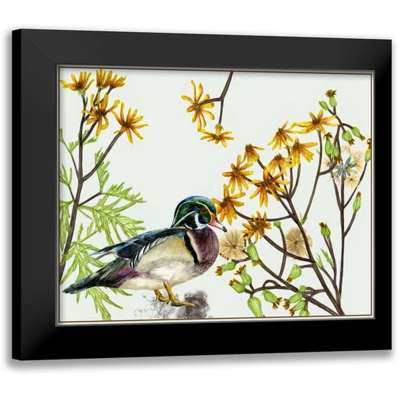 Wang, Melissa 14x12 Black Modern Framed Museum Art Print Titled - Old Man in the Spring II