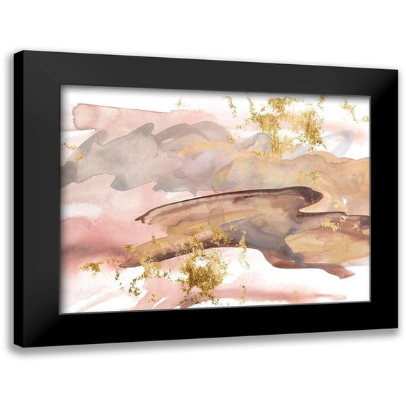 Wang, Melissa 14x12 Black Modern Framed Museum Art Print Titled - Shadows of Dawn II