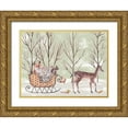 thumbnail image 1 of Wang, Melissa 14x12 Gold Ornate Wood Framed with Double Matting Museum Art Print Titled - Christmas Time I, 1 of 4
