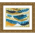 thumbnail image 1 of Wang, Melissa 14x12 Gold Ornate Wood Framed with Double Matting Museum Art Print Titled - Feathery I, 1 of 4