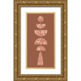thumbnail image 1 of Wang, Melissa 14x24 Gold Ornate Wood Framed with Double Matting Museum Art Print Titled - Moon Chime I, 1 of 4