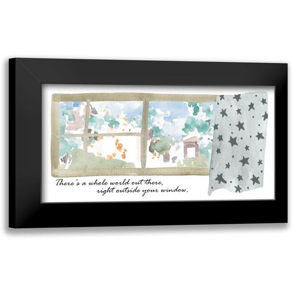 Wang, Melissa 14x9 Black Modern Framed Museum Art Print Titled - Nice View III