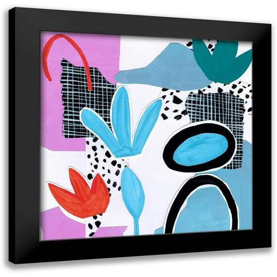 Wang, Melissa 15x15 Black Modern Framed Museum Art Print Titled - Field Trip II